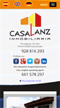 Mobile Screenshot of casalanz.es